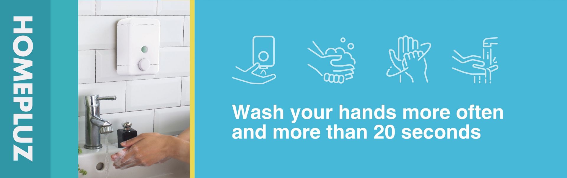 Händewaschen, um Viren fernzuhalten