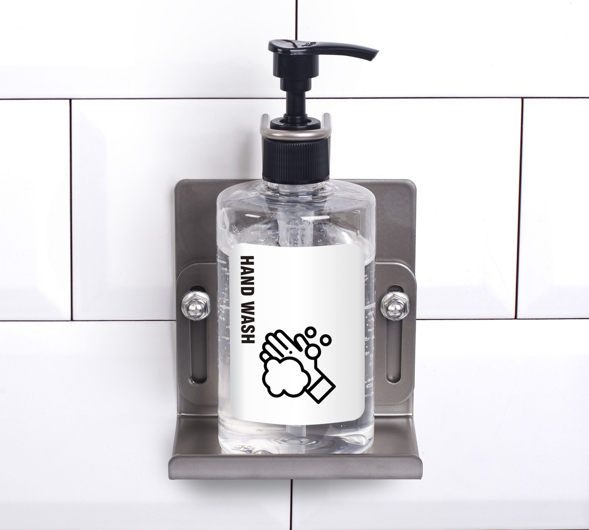 hand wash and lotion holder