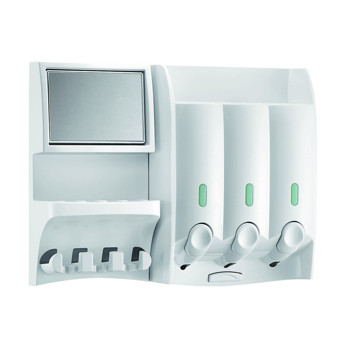 Homepluz Trio Dispensers Shower Gel Organizer Hsumao Shampoo Dispensers
