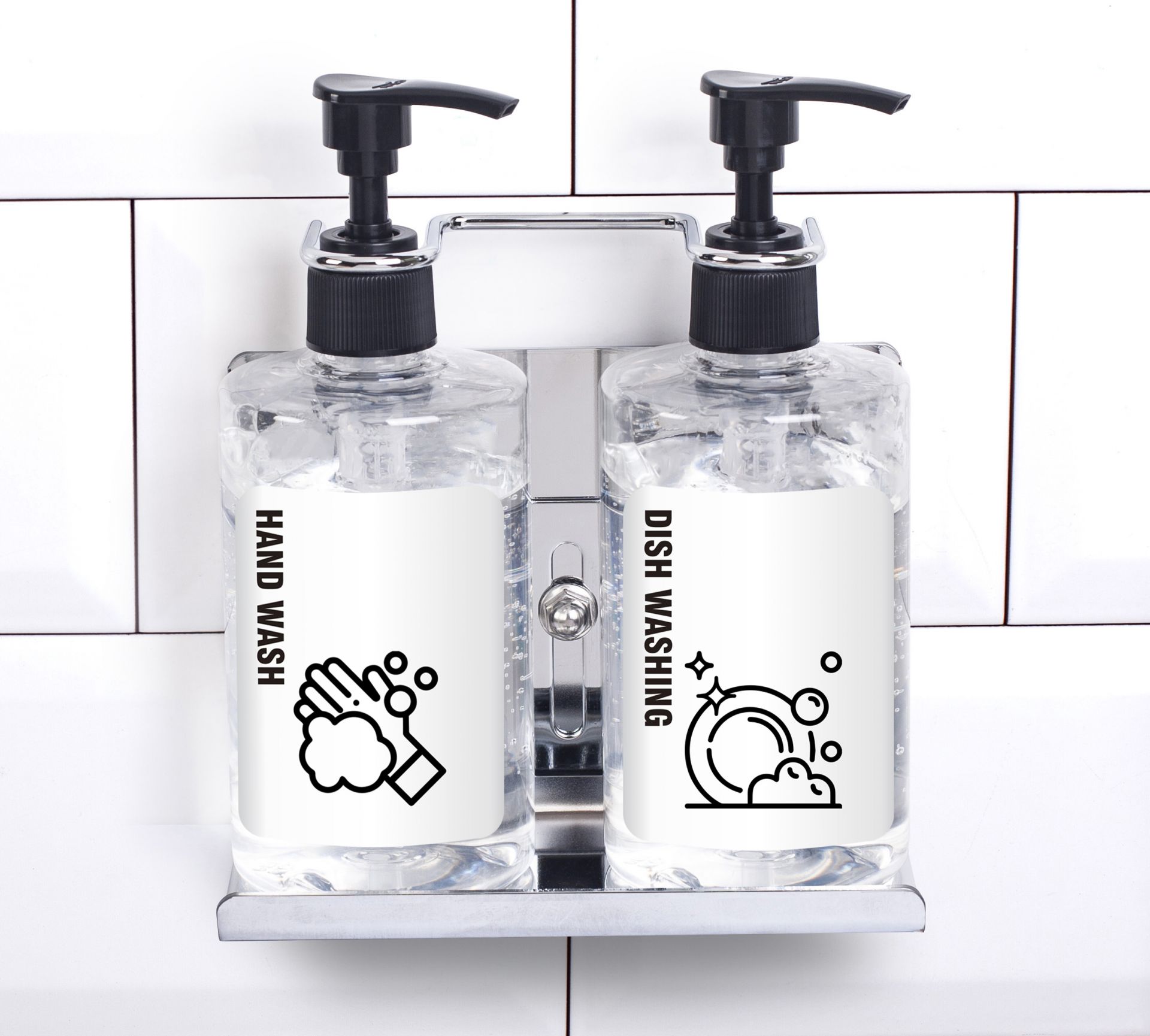 wall mounted dish soap dispenser