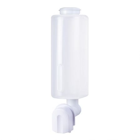 350ml Soap Bottle - 350 ml PP recyclable Liquid Soap Bottle with White button