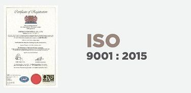 إجراءات الإنتاج والتفتيش المعتمدة ISO 9001