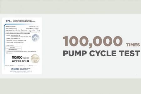 Lab Approved Dispenser Pump Life Cycle for 100,000 Times