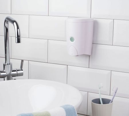 洗手專用-免鑽孔壁掛式按壓罐