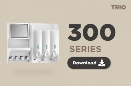 HP-300 Trio – Seifenspender für die Wandmontage in der Dusche