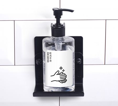 洗手乳瓶罐收納架-黑