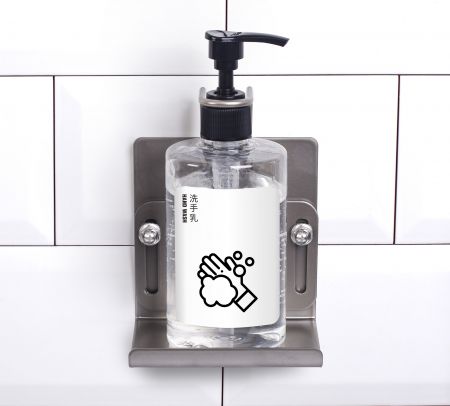 單瓶-不鏽鋼洗手乳瓶罐架 - 不銹鋼304防鏽衛浴瓶罐架
