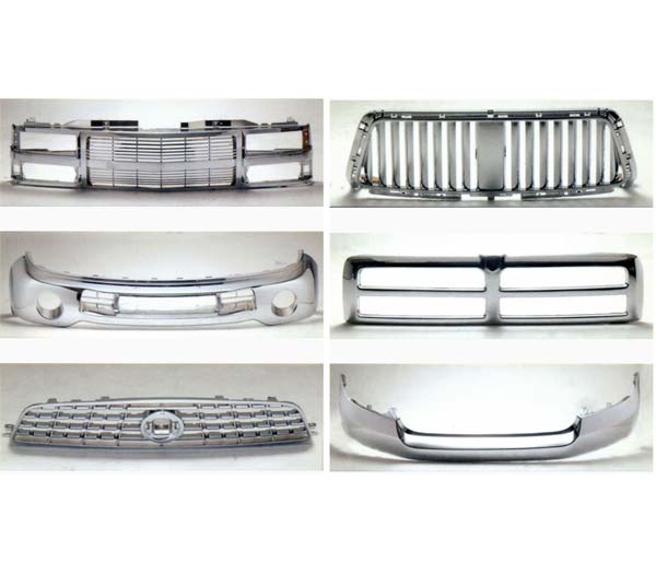 Bright Chrome Plastic Electroplating 44 Years Automotive Parts Plastic Chrome Plating Supplier