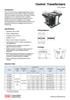 Control Power Transformers【CPT Series】Brochure
