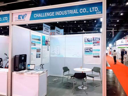 CIC showcasing EV chargers at at Electric Vehicle Asia 2019 - ASEAN Sustainable Energy Week Exhibition
