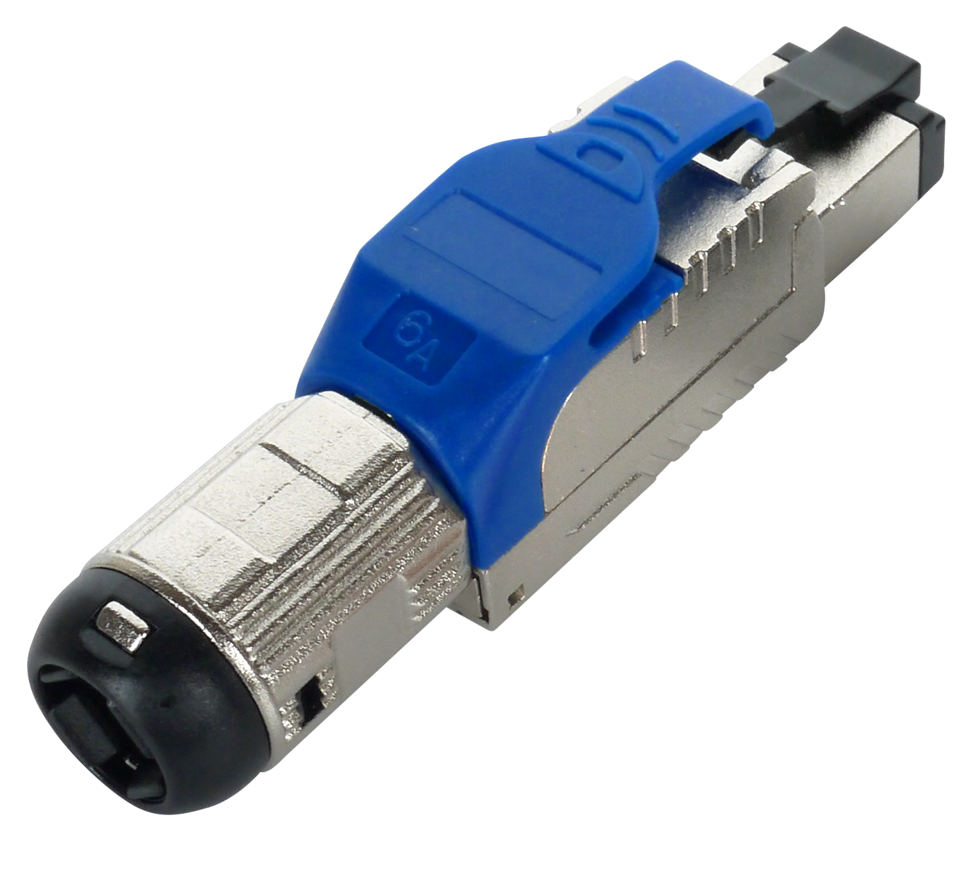 Cat 6a Stp Blue Field Termination Rj45 Connector Supplier Exw