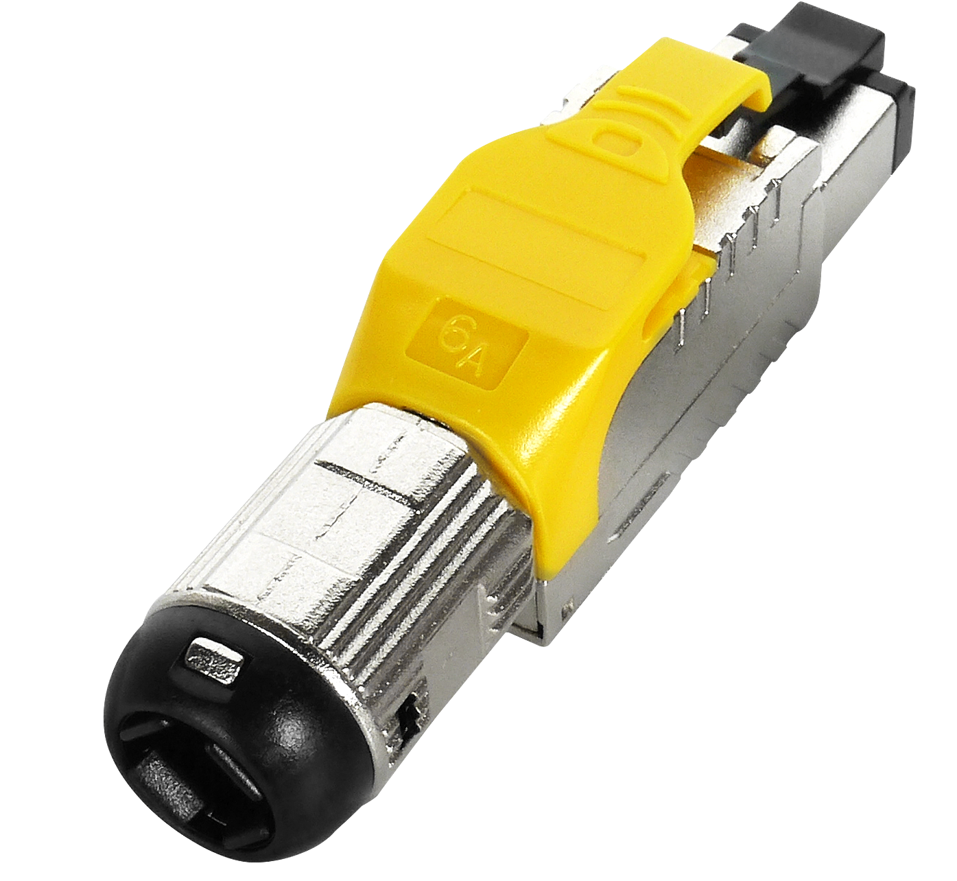 Cat 6a Stp Yellow Field Termination Rj45 Connector Supplier Exw