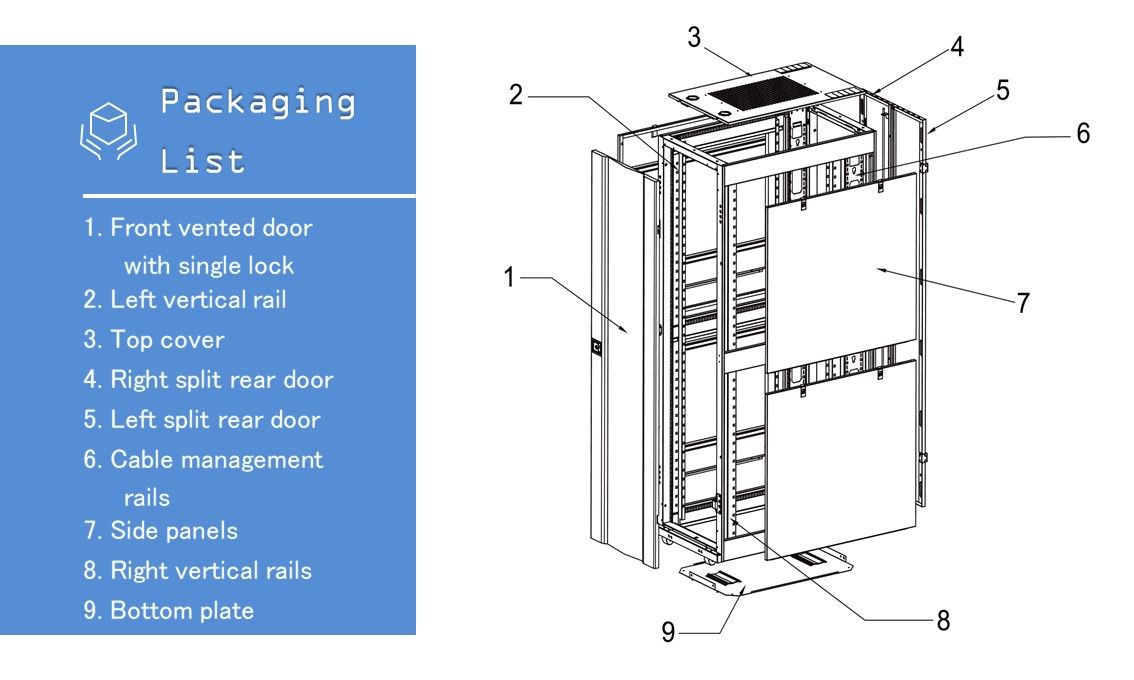 42u Spcc Server Rack Cabinet Versorgung Uber 30 Jahre