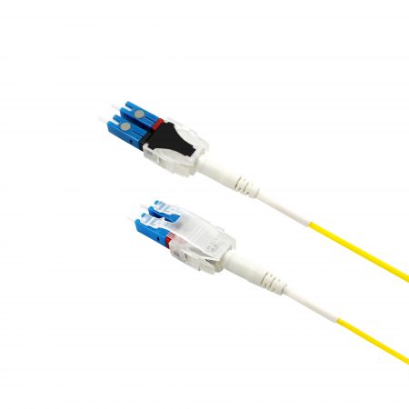 Száloptikai LC-APC Duplex, 3 másodperc alatt cserélhető kábel - 3 Második cserélhető uniboot fiber patch kábel, LC APC - LC APC