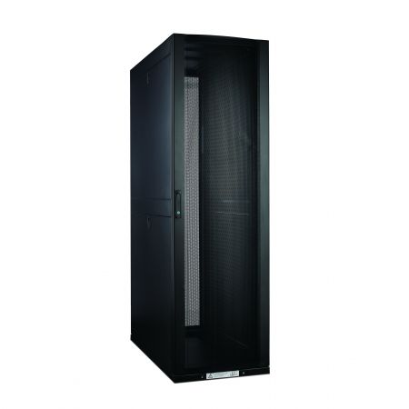 42U SPCC Server Rack Cabinet - خزانة خادم SPCC مع باب زجاجي مقوى أمامي مع قفل مقبض