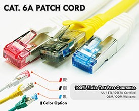 Cat6A SFTP patch kábel