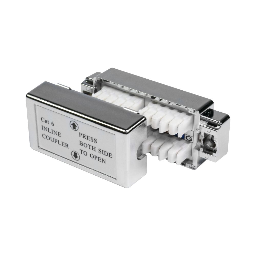 Cat.6 STP Shielded Inline Coupler Cat5E Cat6 110 Style Shielded Punch