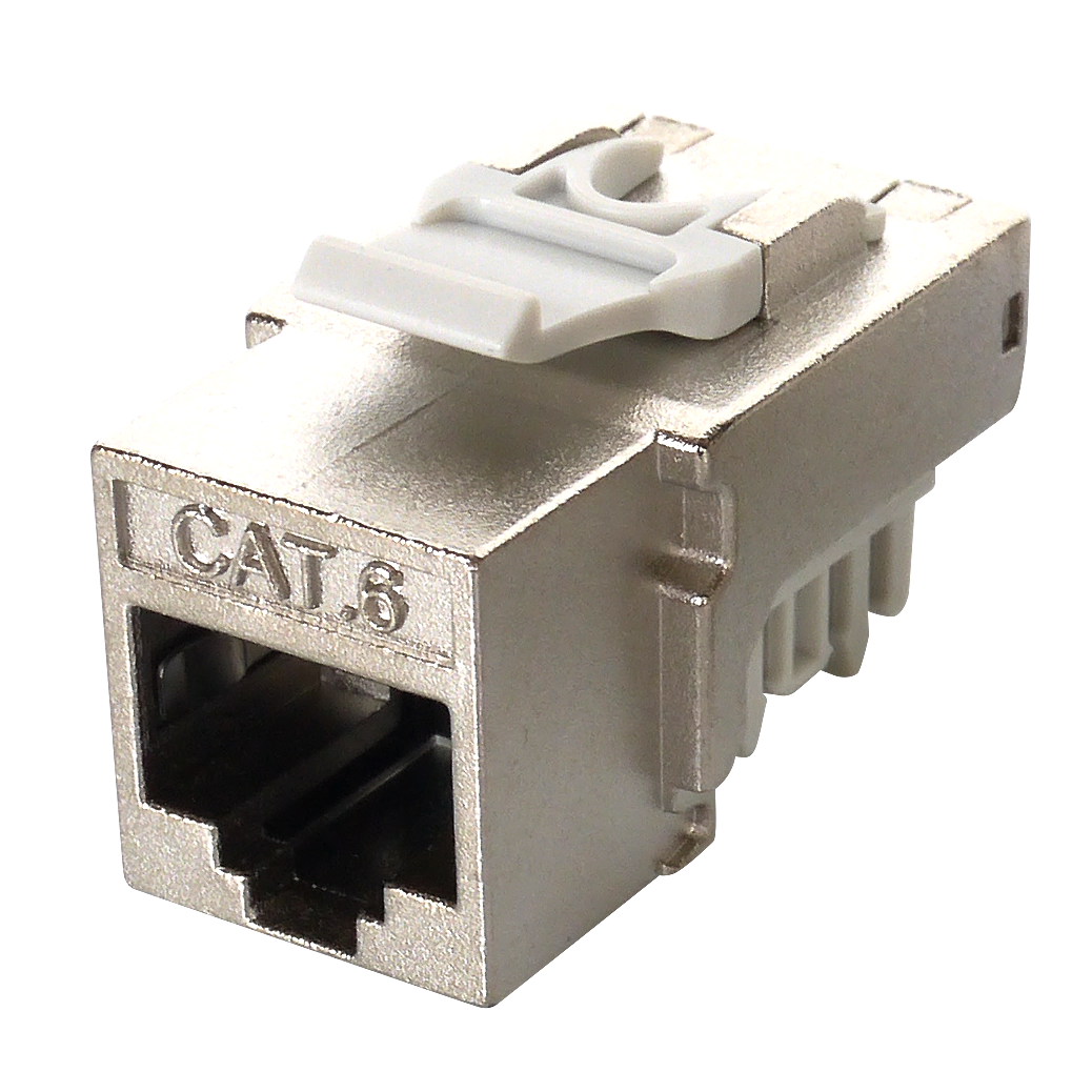 Cat6 STP 90° 110 Punch Down RJ45 Keystone Jack Supplier | EXW