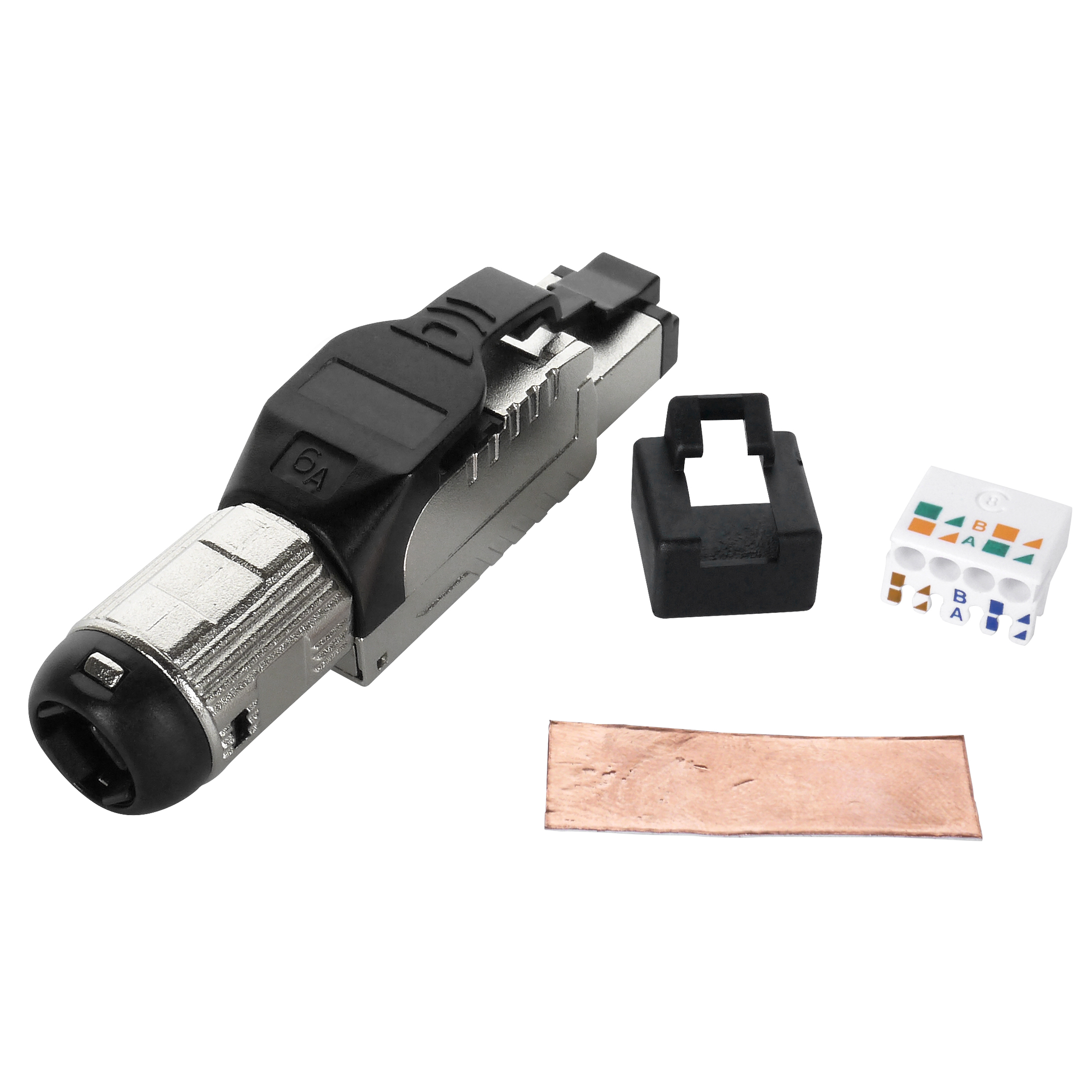 10 Connettori Di Rete Senza Utensili RJ45 CAT6 LAN UTP Cable - Foto 8