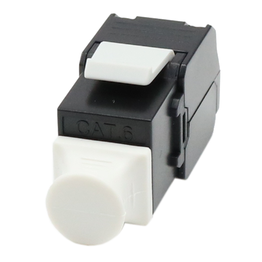 RJ45 SnapIn Dust Cover for Keystone Jack, WhiteSnapIn Dust Cover for