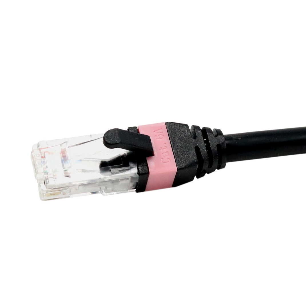 Cat. 6A UTP 26 AWG 10G Patch Cable With Changeable ColorCoding Clips
