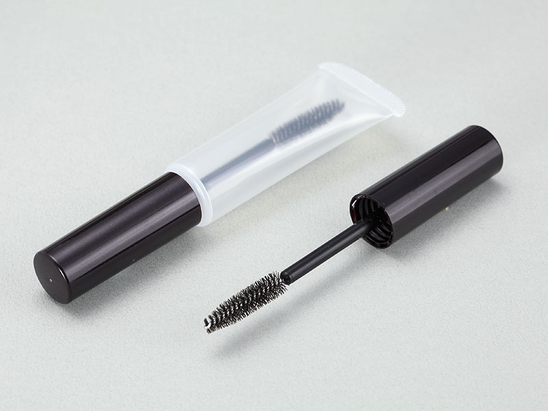 PE Lip Gloss Tube Packaging with Brush, Diameter 16、19mm Customized Tube Length