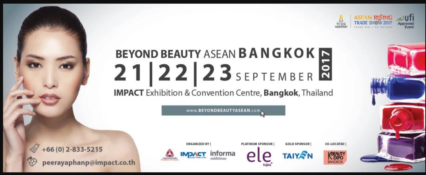 Exhibition of Beyond Beauty ASEAN in Bangkok