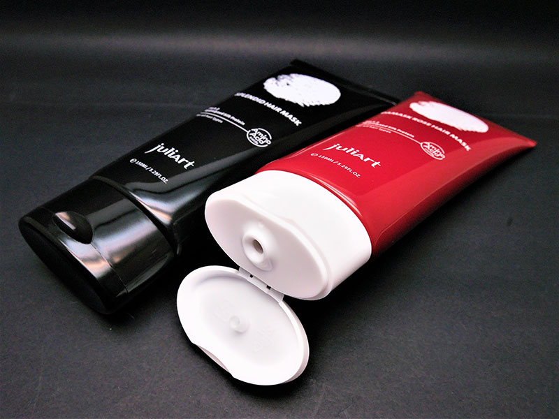 PE Oval Tube Packaging, Diameter 45mm Customized Tube Length