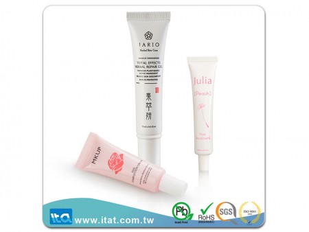 Small Capacity Skincare Tube with Nozzle Tip - Skincare nozzle tip plastic tube container for facial cream, foundation, or repairing gel.