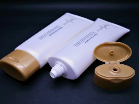 Ovale Tube mit Klappverschluss für 160 ml Make-up-Gel - Ovale Tube + Klappverschluss für 160 ml Make-up-Gel