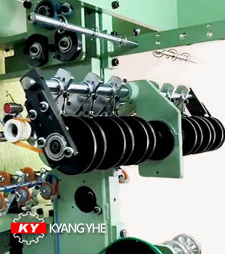 Newly Narrow Fabric Jacquard Loom Machine - KY Narrow Fabric Jacquard Loom Spare Parts for Feeder Drive Assem.