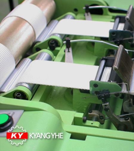 Métier à ruban automatique de poids moyen - Pièces de rechange de métier à tisser à ruban KY pour assemblage de tête de trame.