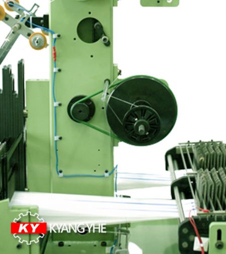 Métier à ruban automatique de poids moyen - Pièces de rechange de métier à tisser à ruban KY pour l'assemblage de support de compte-gouttes.