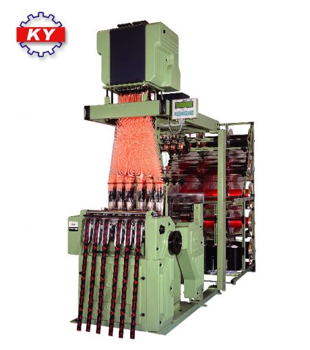 スイス型ナローファブリックコンピュータージャカード織機 - KY Swiss Type Narrow Fabric Computer Jacquard Weaving Machine