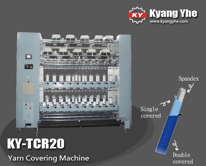 Sample Yarn Covering Machine Textile Machinery Manufacturer Kyang Yhe (KY)