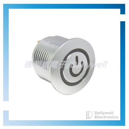 Interruptores tipo botão de pressão antivandálico de 16 mm - Interruptores tipo botão de pressão antivandálico de 16 mm