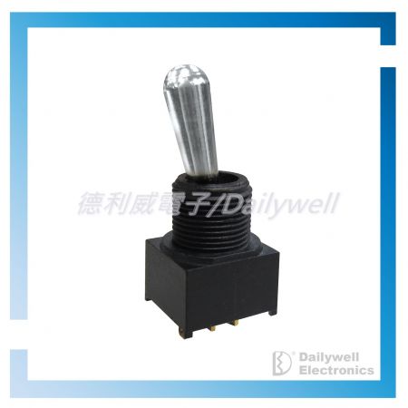 Industrial sealed miniature toggle switch
