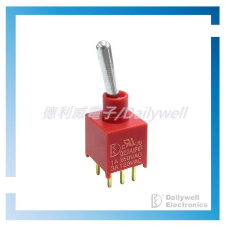 DPDT Sealed sub-miniature toggle switch