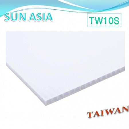UV400 PC中空板 (乳白色) - UV400 PC中空板 (乳白色)