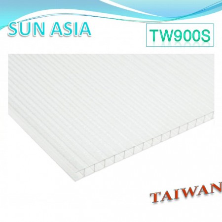 Frosted Twin Wall Polycarbonate Sheet (Clear)