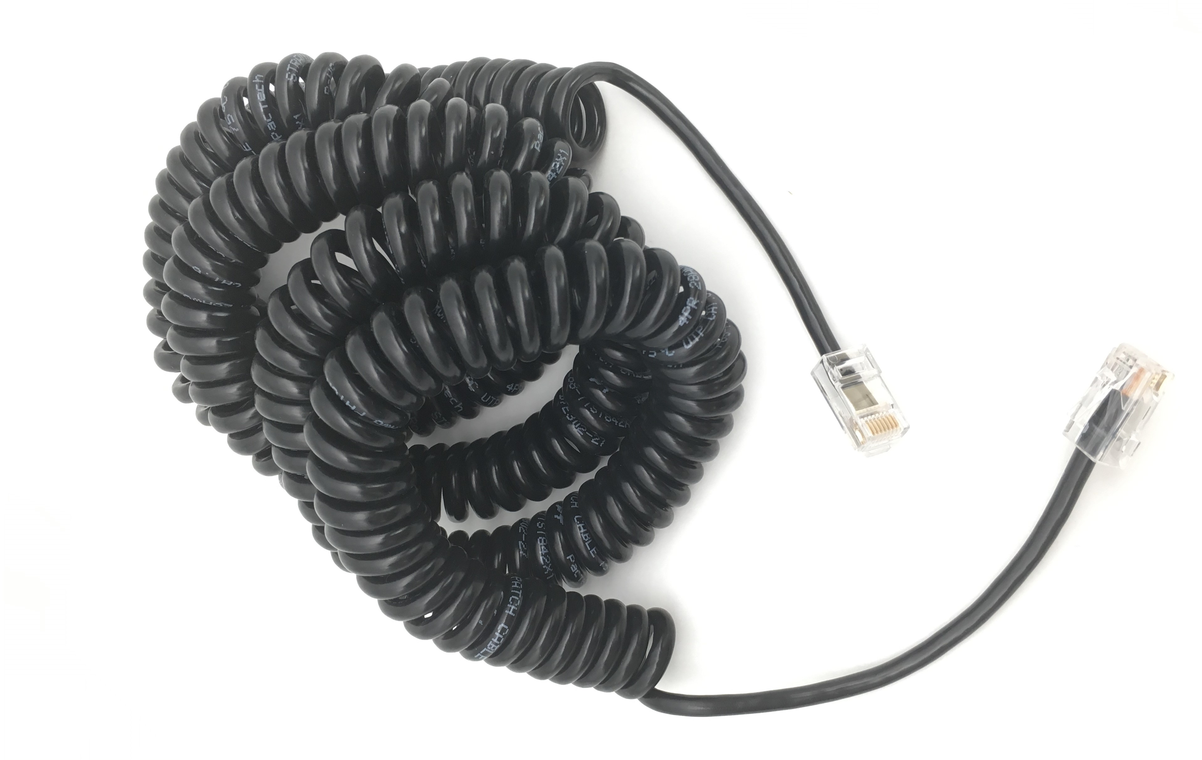 Cat. 6 Coiled Patch Cord