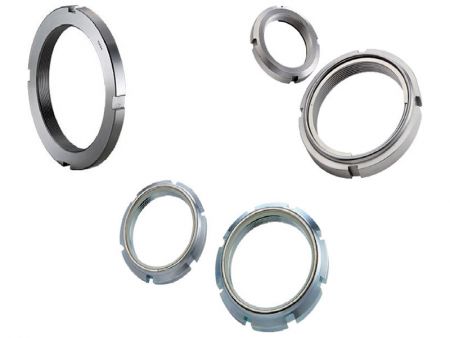 Lock Nut & Prevailing torque bearing nut with metal insert & GUK - Lock Nut & Prevailing torque bearing nut with metal insert & GUK