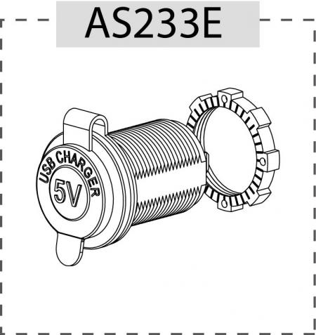 AS233 with Screw Nut and Cover Cap