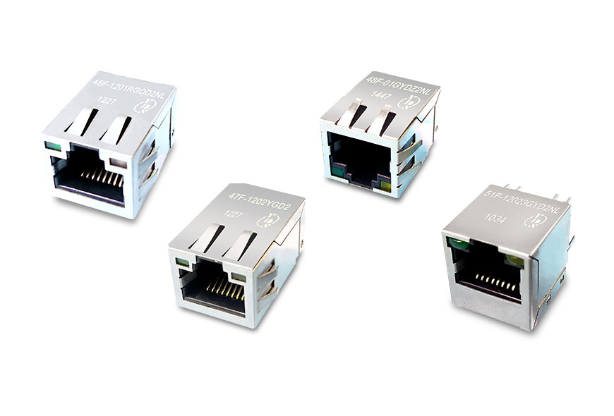 100PCS экранированный RJ45 проходят через Cat6 разъем позолоченные 8P8C модульны