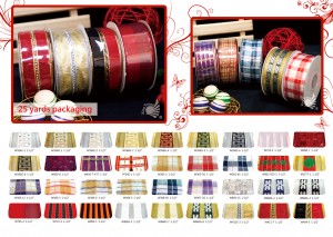 Floral Floral / Glitter Ribbon / Plaid Ribbon