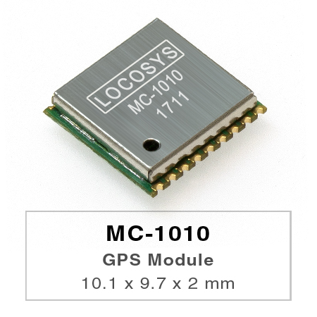 Le module LOCOSYS GPS MC-1010 est doté d'une sensibilité élevée, d'une faible puissance et d'un facteur de forme ultra-petit.