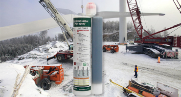 Winter concrete epoxy resin