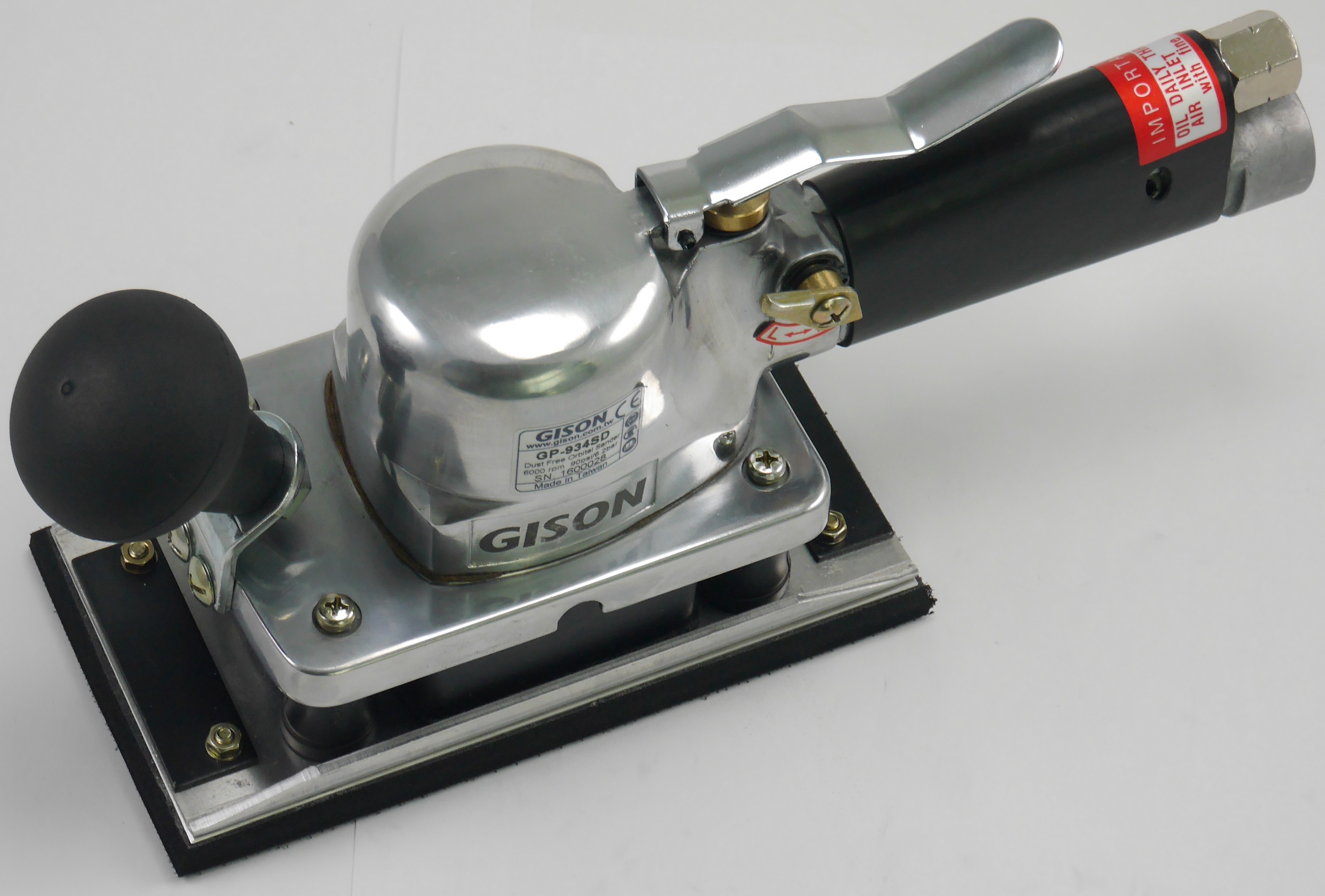 Air Jitterbug Sander (93x176mm, 9000rpm, SelfGenerated Vacuum) (Model